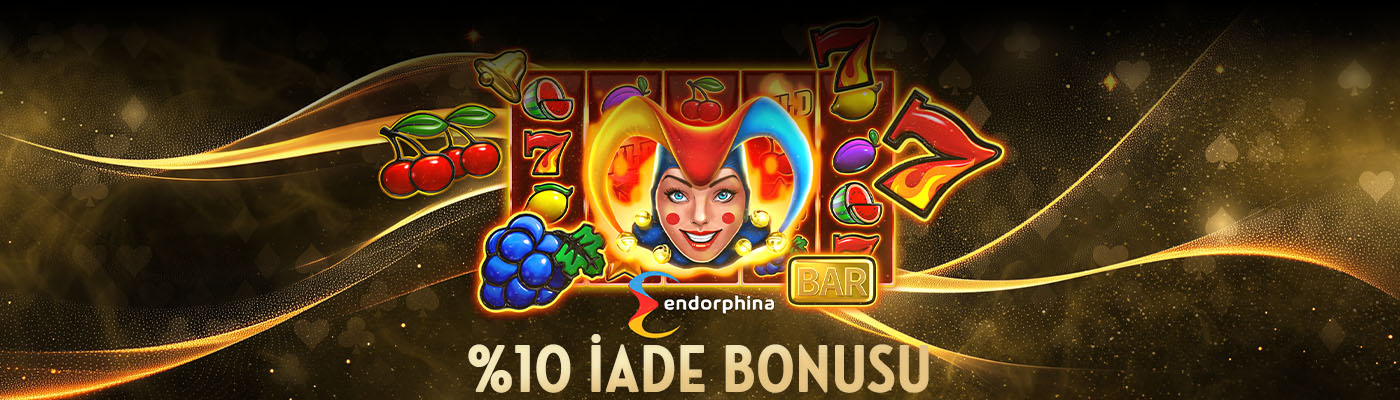 Seçili Oyunlardan Haftalık İade endorphina %10 iade bonusu